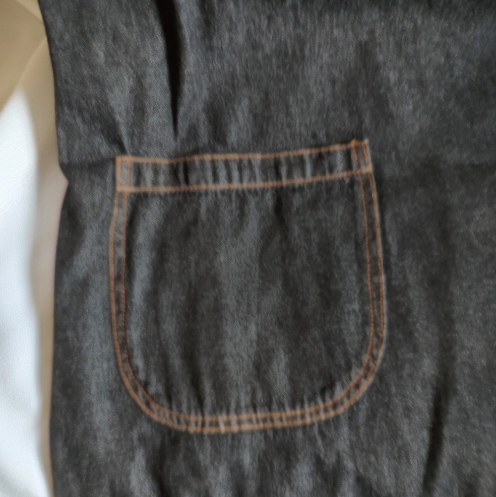 EUC Orvis Black Denim Dress/Lounger - Picture 4 of 10